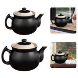 Maxbell Ceramic Teapot Loose Leaf Tea Pot and Lid for Home Kitchen Boiling Hot Water 2.3L