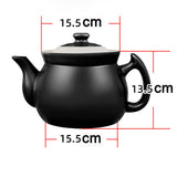 Maxbell Ceramic Teapot Loose Leaf Tea Pot and Lid for Home Kitchen Boiling Hot Water 2.3L