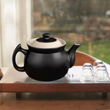 Maxbell Ceramic Teapot Loose Leaf Tea Pot and Lid for Home Kitchen Boiling Hot Water 2.3L