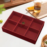 Maxbell Dry Fruit Container Candy Bowl Wooden Tea Drawer Box for Fruits Cookies Nuts