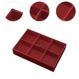 Maxbell Dry Fruit Container Candy Bowl Wooden Tea Drawer Box for Fruits Cookies Nuts