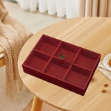 Maxbell Dry Fruit Container Candy Bowl Wooden Tea Drawer Box for Fruits Cookies Nuts