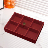 Maxbell Dry Fruit Container Candy Bowl Wooden Tea Drawer Box for Fruits Cookies Nuts