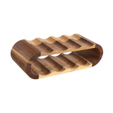 Maxbell Drinks Display 2 Tier Gifts Wood Drinks Rack for Cabinet Dining Room Kitchen