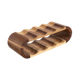 Maxbell Drinks Display 2 Tier Gifts Wood Drinks Rack for Cabinet Dining Room Kitchen
