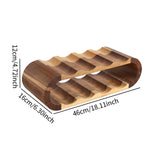 Maxbell Drinks Display 2 Tier Gifts Wood Drinks Rack for Cabinet Dining Room Kitchen