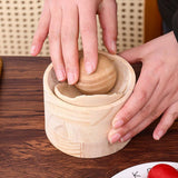 Maxbell Wooden Dumpling Press Tool Dumpling Skin Tool for Party Household Restaurant
