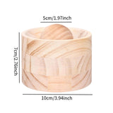 Maxbell Wooden Dumpling Press Tool Dumpling Skin Tool for Party Household Restaurant