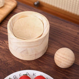 Maxbell Wooden Dumpling Press Tool Dumpling Skin Tool for Party Household Restaurant