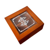 Maxbell Jewelry Storage Box Practical Dustproof Wooden Container for Girls Men Women