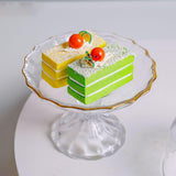 Maxbell Cake Stand with Glass Dome Cake Holder for Wedding Restaurants Festive Party M