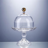 Maxbell Cake Stand with Glass Dome Cake Holder for Wedding Restaurants Festive Party M
