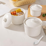 Maxbell Japanese Serving Dish Ceramic Stew Pot Bowl for Ramen Noodle Egg Custard S