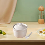 Maxbell Japanese Serving Dish Ceramic Stew Pot Bowl for Ramen Noodle Egg Custard S