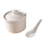 Maxbell Japanese Serving Dish Ceramic Stew Pot Bowl for Ramen Noodle Egg Custard L