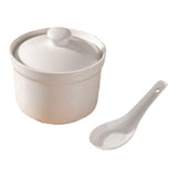 Maxbell Japanese Serving Dish Ceramic Stew Pot Bowl for Ramen Noodle Egg Custard L