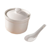 Maxbell Japanese Serving Dish Ceramic Stew Pot Bowl for Ramen Noodle Egg Custard L