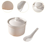 Maxbell Japanese Serving Dish Ceramic Stew Pot Bowl for Ramen Noodle Egg Custard L