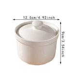 Maxbell Japanese Serving Dish Ceramic Stew Pot Bowl for Ramen Noodle Egg Custard L