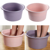 Maxbell Foot Bath Basin for Washing Soaking Feet Home SPA Treatment Dry Cracked Feet Purple