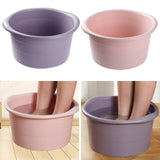 Maxbell Foot Bath Basin for Washing Soaking Feet Home SPA Treatment Dry Cracked Feet Purple