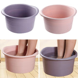 Maxbell Foot Bath Basin for Washing Soaking Feet Home SPA Treatment Dry Cracked Feet Purple