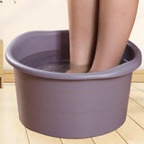 Maxbell Foot Bath Basin for Washing Soaking Feet Home SPA Treatment Dry Cracked Feet Purple