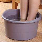 Maxbell Foot Bath Basin for Washing Soaking Feet Home SPA Treatment Dry Cracked Feet Purple