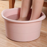 Maxbell Foot Bath Basin for Washing Soaking Feet Home SPA Treatment Dry Cracked Feet PInk