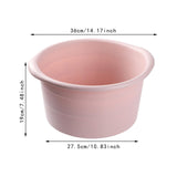 Maxbell Foot Bath Basin for Washing Soaking Feet Home SPA Treatment Dry Cracked Feet PInk
