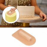 Maxbell Icing Smoother Cake Tool Flat Edge Cake Smoother for Home Candy Shop Gift
