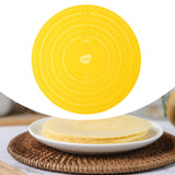 Maxbell Cake Turntable Decorating Mat Nonstick Universal Thickened Round Kitchen Mat S