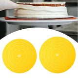 Maxbell Cake Turntable Decorating Mat Nonstick Universal Thickened Round Kitchen Mat S