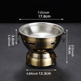 Maxbell Small Hot Pot with Handle Stockpot Small Hotpot for Hiking Household Camping