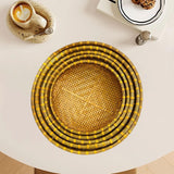 Maxbell 5 Pieces Bamboo Basket Container Serving Basket for Restaurant Party Kitchen