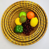 Maxbell 5 Pieces Bamboo Basket Container Serving Basket for Restaurant Party Kitchen
