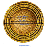 Maxbell 5 Pieces Bamboo Basket Container Serving Basket for Restaurant Party Kitchen