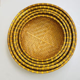 Maxbell 5 Pieces Bamboo Basket Container Serving Basket for Restaurant Party Kitchen