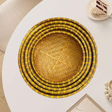 Maxbell 5 Pieces Bamboo Basket Container Serving Basket for Restaurant Party Kitchen
