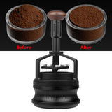 Maxbell Magnetic Rings Espresso Distribution Tool with Cleaning Stand for Cafe Gifts
