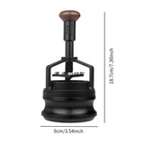 Maxbell Magnetic Rings Espresso Distribution Tool with Cleaning Stand for Cafe Gifts