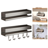 Maxbell Shower Shelf Multipurpose Bathroom Shower Organizer for Home Toilets Kitchen without Hooks
