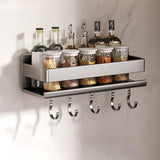 Maxbell Shower Shelf Multipurpose Bathroom Shower Organizer for Home Toilets Kitchen with Hooks