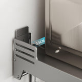 Maxbell Microwave Oven Wall Rack Microwave Shelf Wall Mount for Laundry Room Kitchen