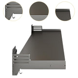 Maxbell Microwave Oven Wall Rack Microwave Shelf Wall Mount for Laundry Room Kitchen