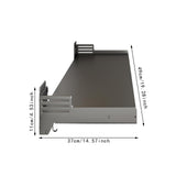 Maxbell Microwave Oven Wall Rack Microwave Shelf Wall Mount for Laundry Room Kitchen