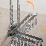 Maxbell Sock Rack 14 Clips Stable Underwear Hanging Basket for Socks Underwear Skirt