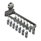 Maxbell Sock Rack 14 Clips Stable Underwear Hanging Basket for Socks Underwear Skirt