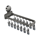 Maxbell Sock Rack 14 Clips Stable Underwear Hanging Basket for Socks Underwear Skirt