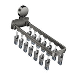 Maxbell Sock Rack 14 Clips Stable Underwear Hanging Basket for Socks Underwear Skirt